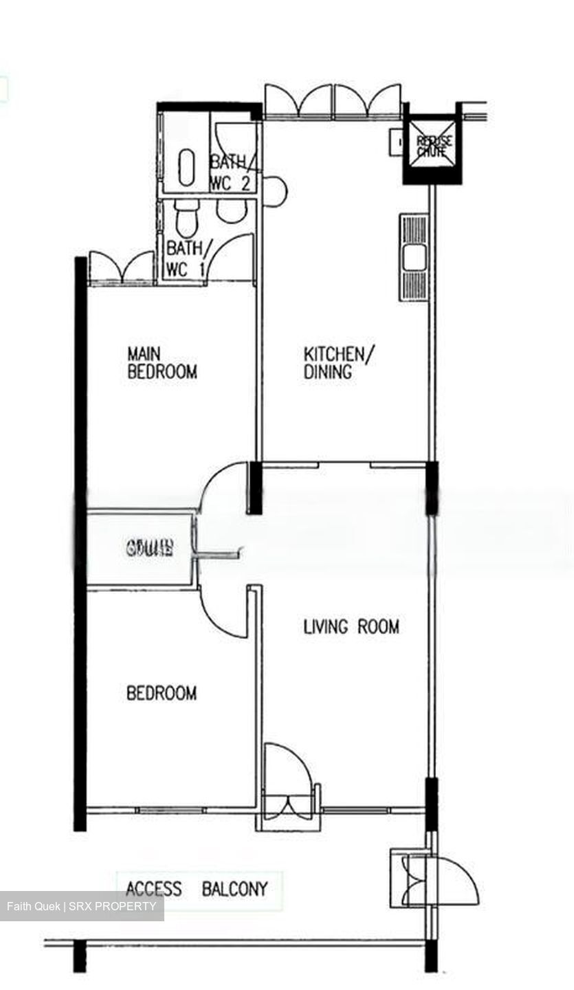 Blk 128 Ang Mo Kio Avenue 3 (Ang Mo Kio), HDB 3 Rooms #570887191